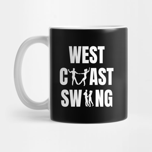 West Coast Swing Couple Dancer Design by echopark12